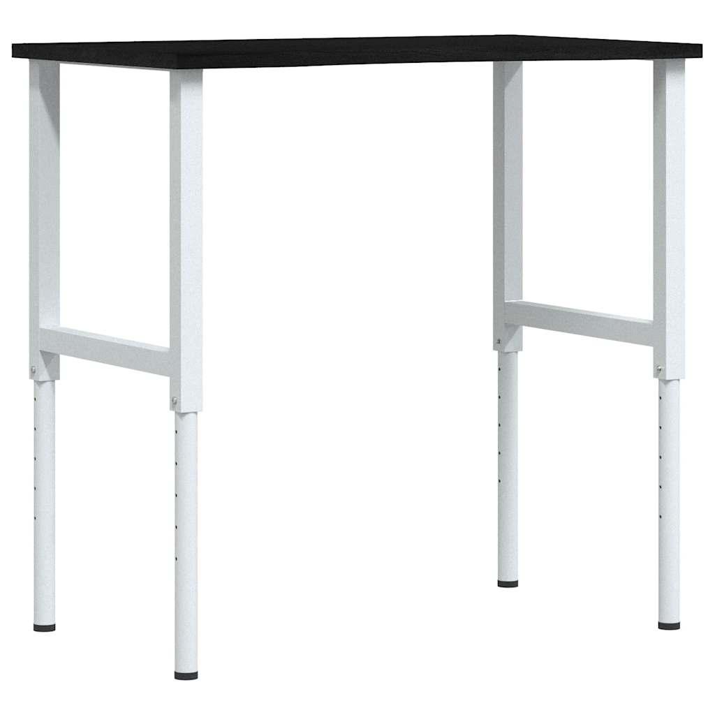 Banco Lavoro Marrone Scuro 100x60x(71,5-98) cm Legno di Rovere