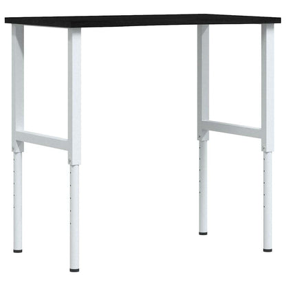 Banco Lavoro Marrone Scuro 100x60x(71,5-98) cm Legno di Rovere