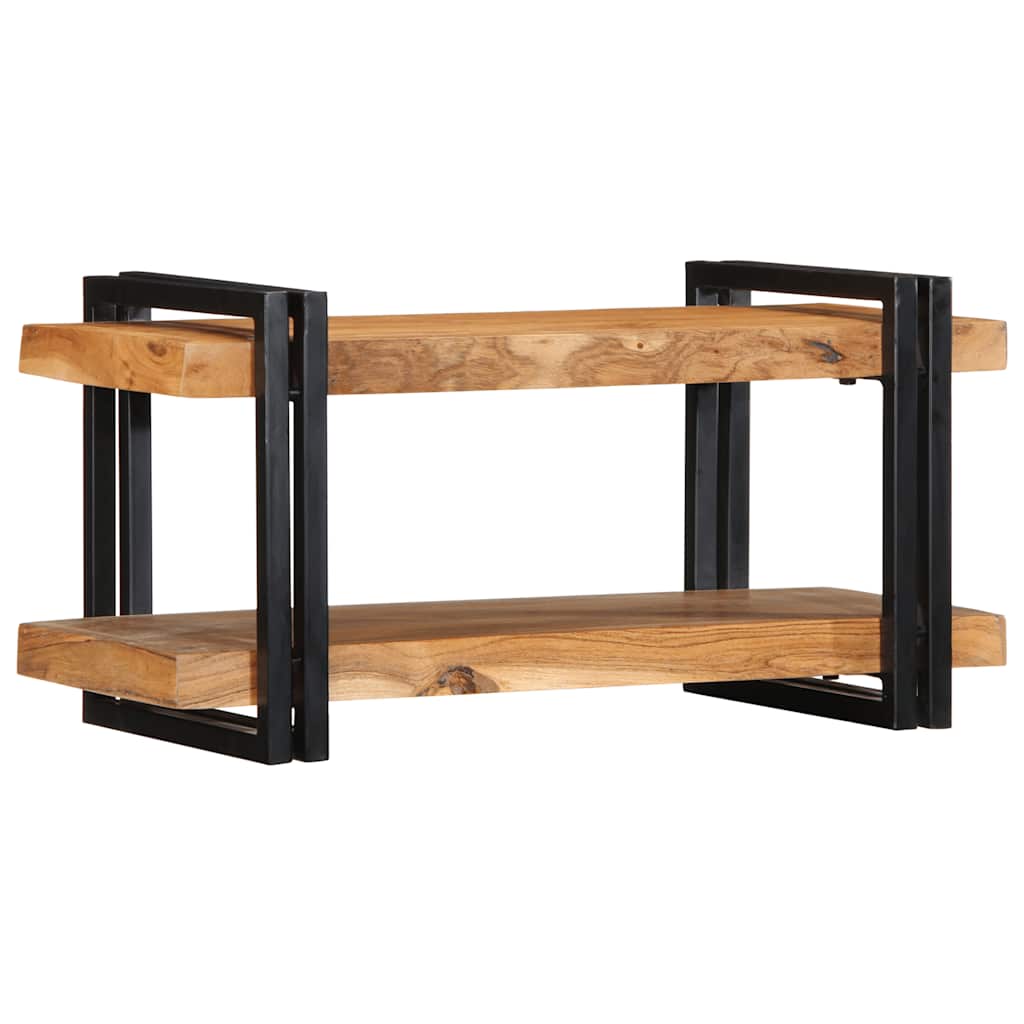 Mensola da Parete 70x33x35 cm Legno Massello di Acacia
