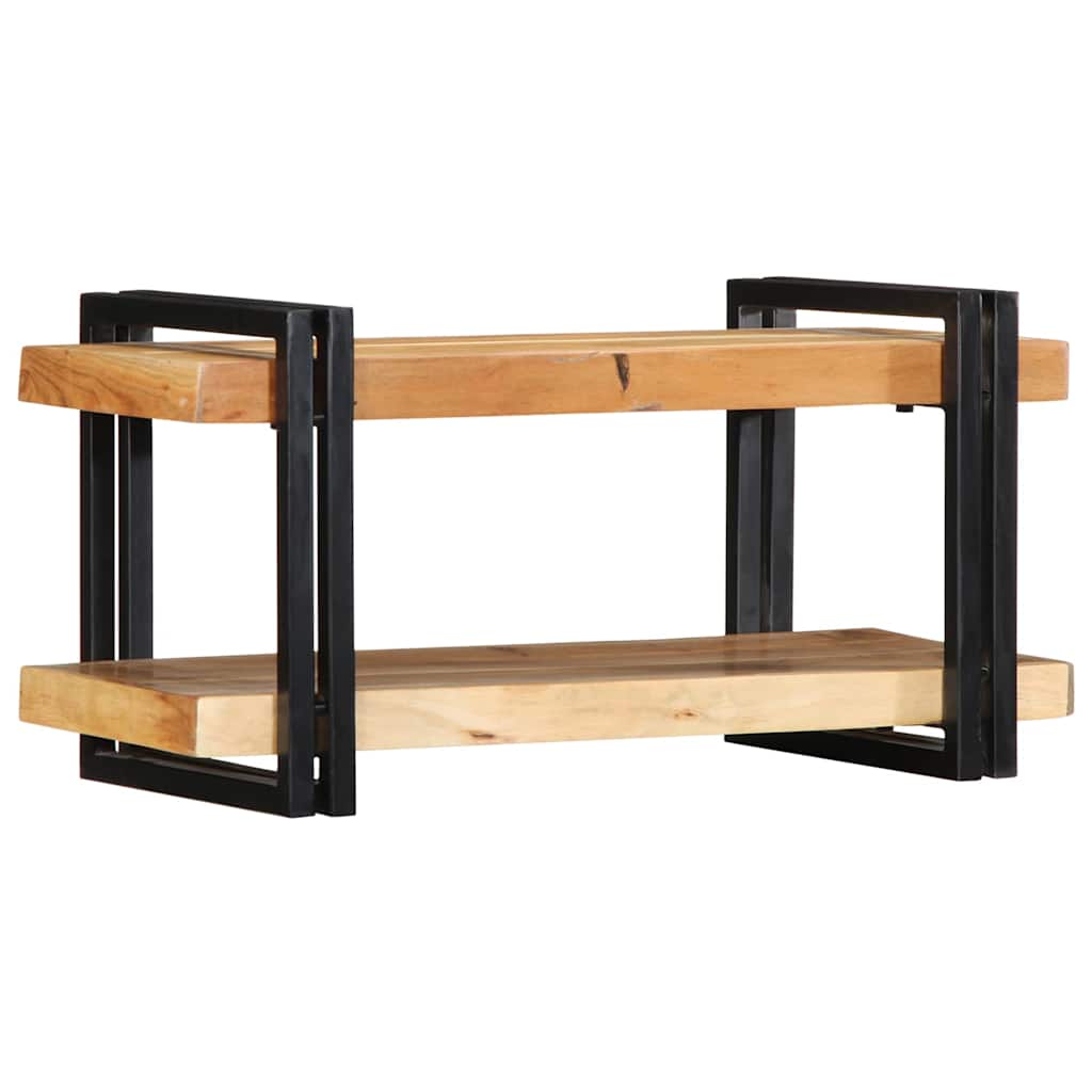 Mensola da Parete 70x33x35 cm Legno Massello di Acacia