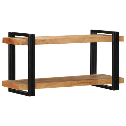Mensola da Parete 90x33x45 cm Legno Massello di Acacia