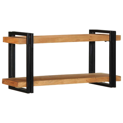Mensola da Parete 90x33x45 cm Legno Massello di Acacia