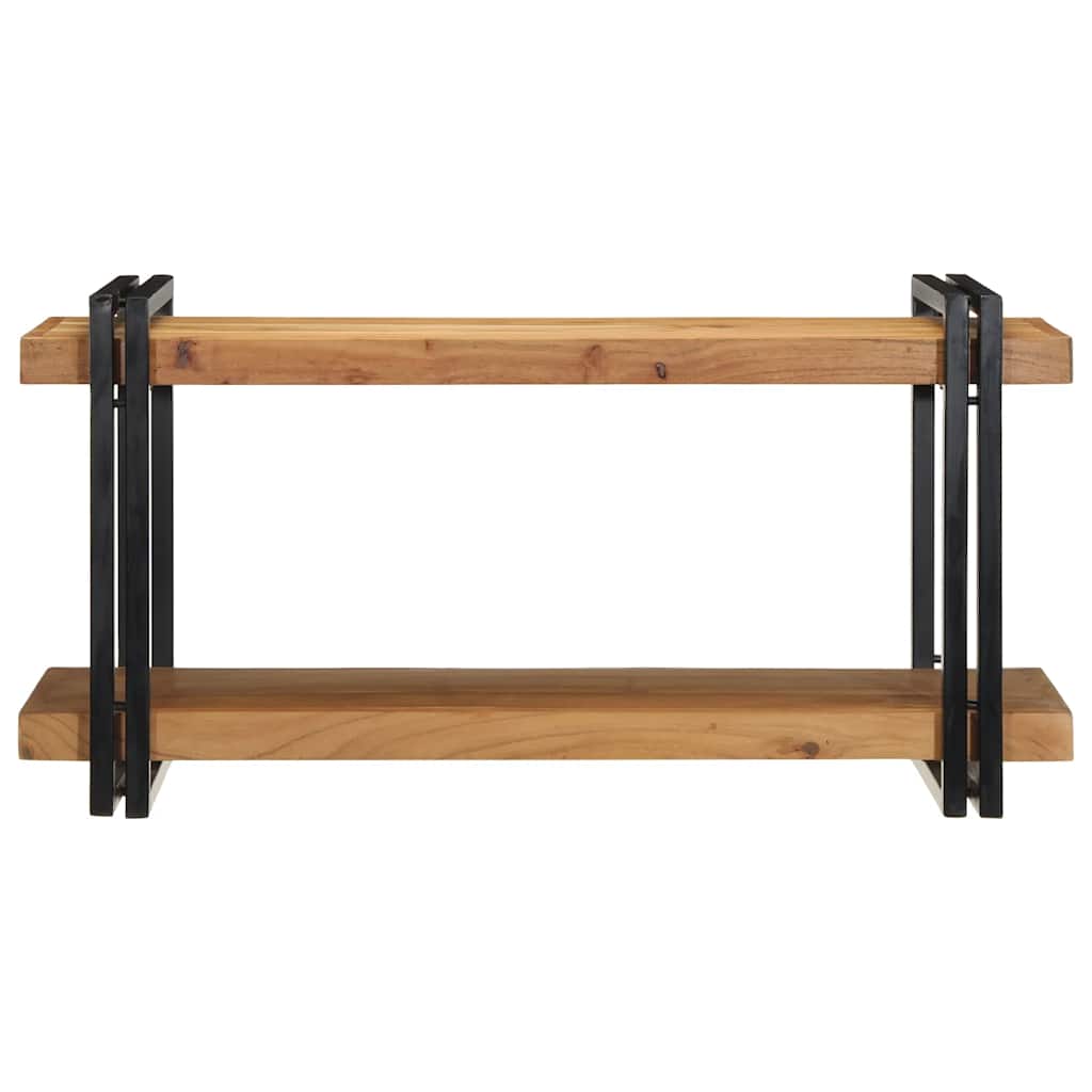 Mensola da Parete 90x33x45 cm Legno Massello di Acacia