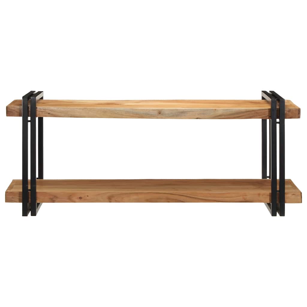 Mensola da Parete 110x33x45 cm Legno Massello di Acacia
