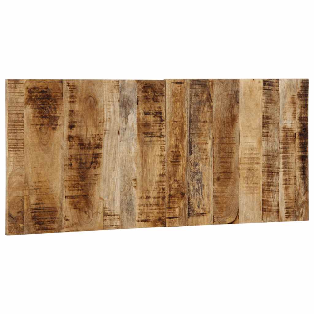 Testiera 120 cm in Legno Massello di Mango Grezzo