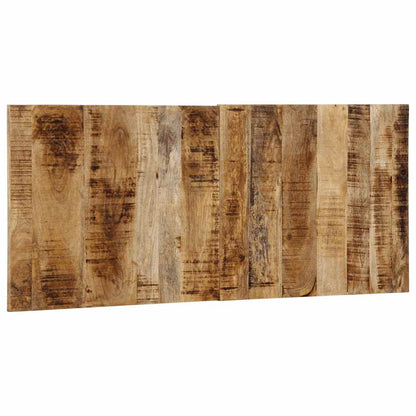 Testiera 120 cm in Legno Massello di Mango Grezzo