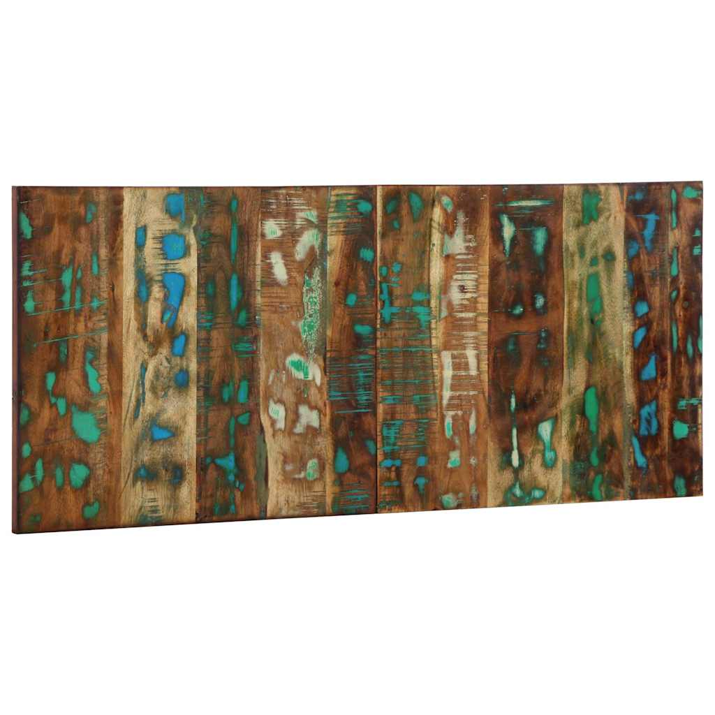 Testiera Multicolore 120 cm in Legno Massello Recupero