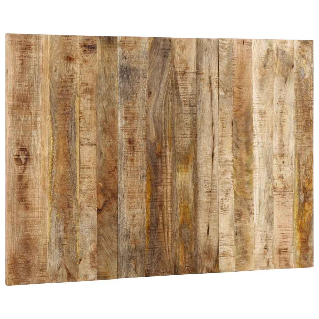 Testiera 120 cm in Legno Massello di Mango Grezzo