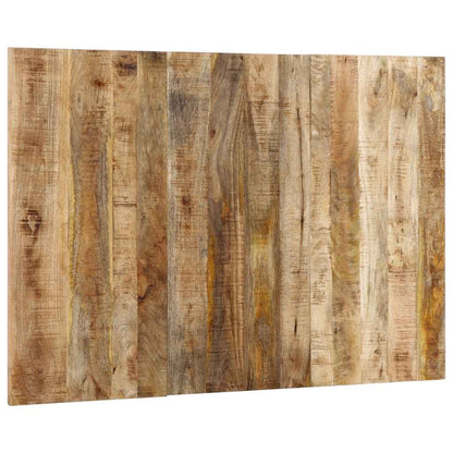 Testiera 120 cm in Legno Massello di Mango Grezzo