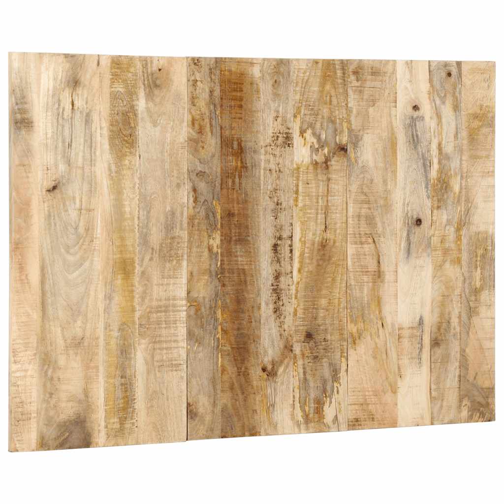Testiera 120 cm in Legno Massello di Mango Grezzo