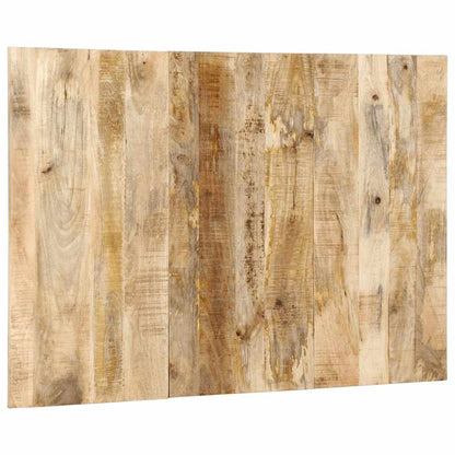 Testiera 120 cm in Legno Massello di Mango Grezzo