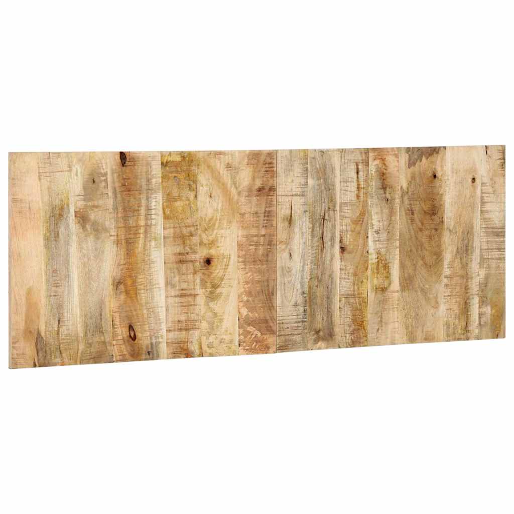 Testiera 140 cm in Legno Massello di Mango Grezzo
