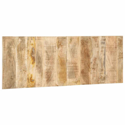 Testiera 140 cm in Legno Massello di Mango Grezzo