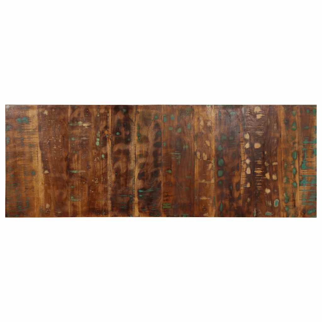 Testiera Multicolore 140 cm in Legno Massello Recupero