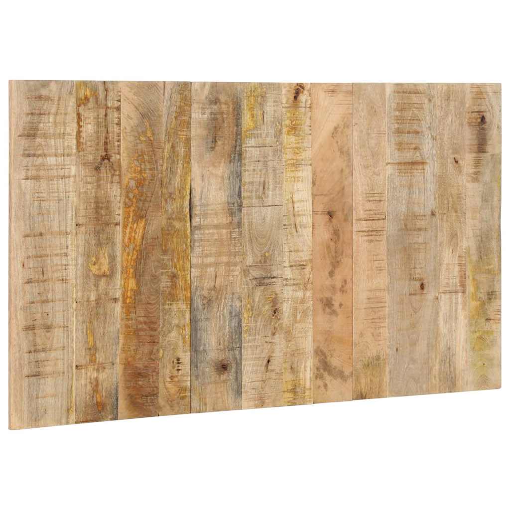 Testiera 140 cm in Legno Massello di Mango Grezzo