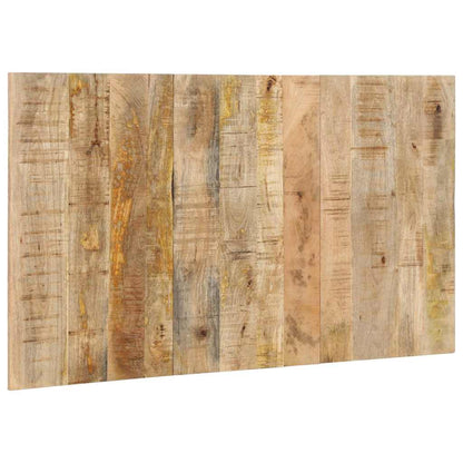 Testiera 140 cm in Legno Massello di Mango Grezzo