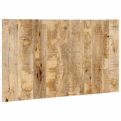 Testiera 140 cm in Legno Massello di Mango Grezzo
