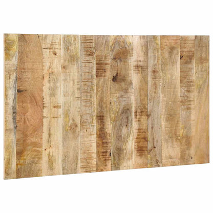 Testiera 140 cm in Legno Massello di Mango Grezzo