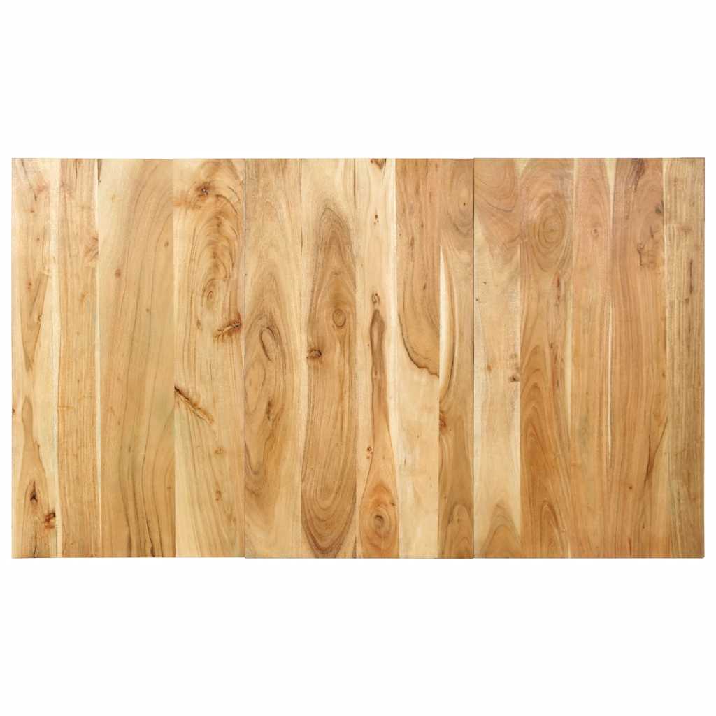 Testiera 140 cm in Legno Massello di Acacia