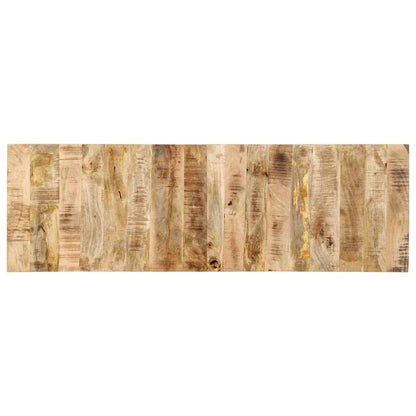 Testiera 160 cm in Legno Massello di Mango Grezzo