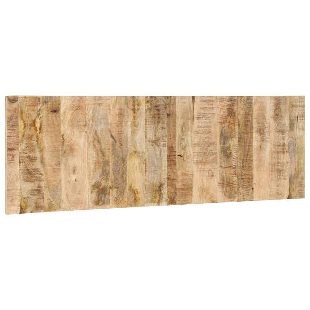 Testiera 160 cm in Legno Massello di Mango Grezzo