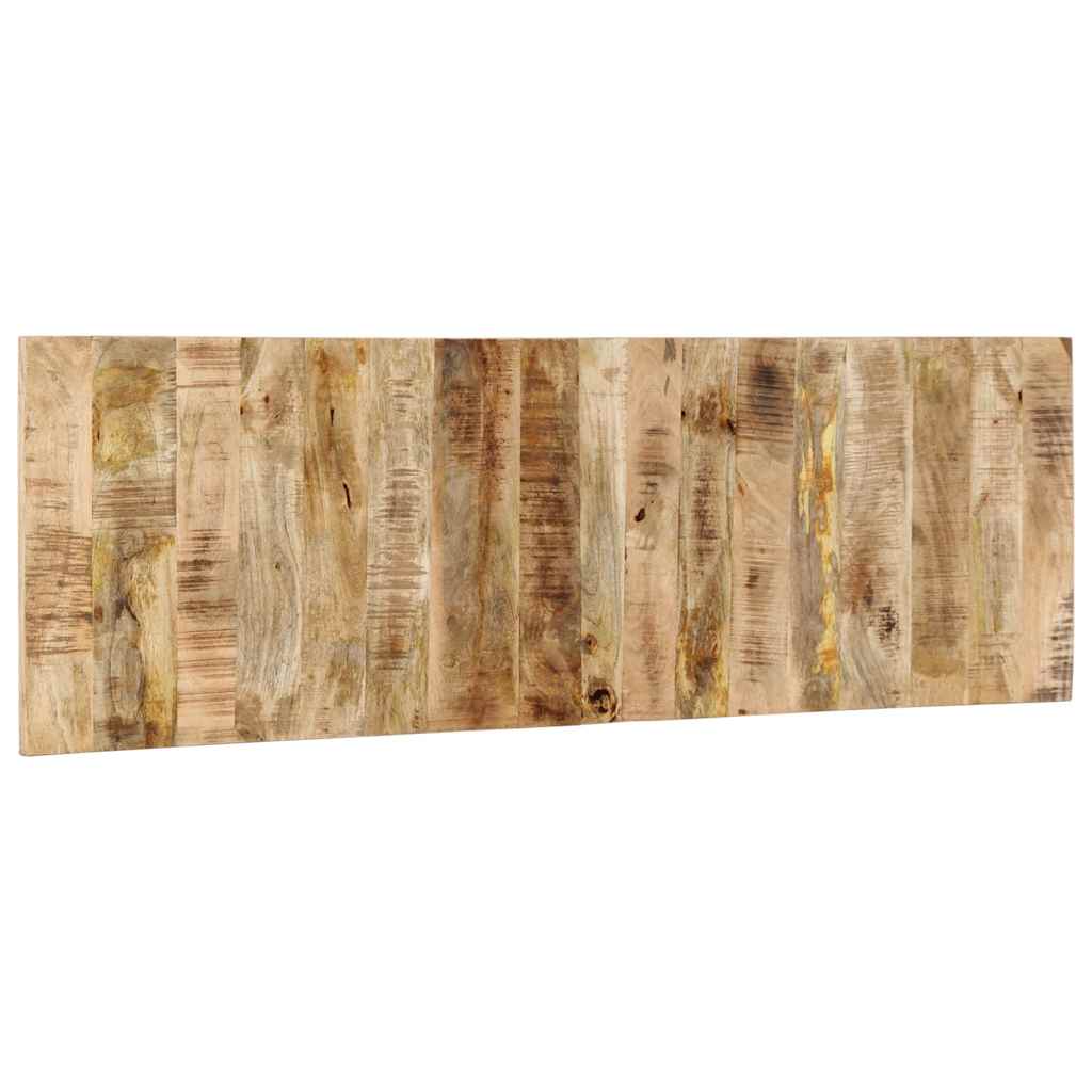 Testiera 160 cm in Legno Massello di Mango Grezzo