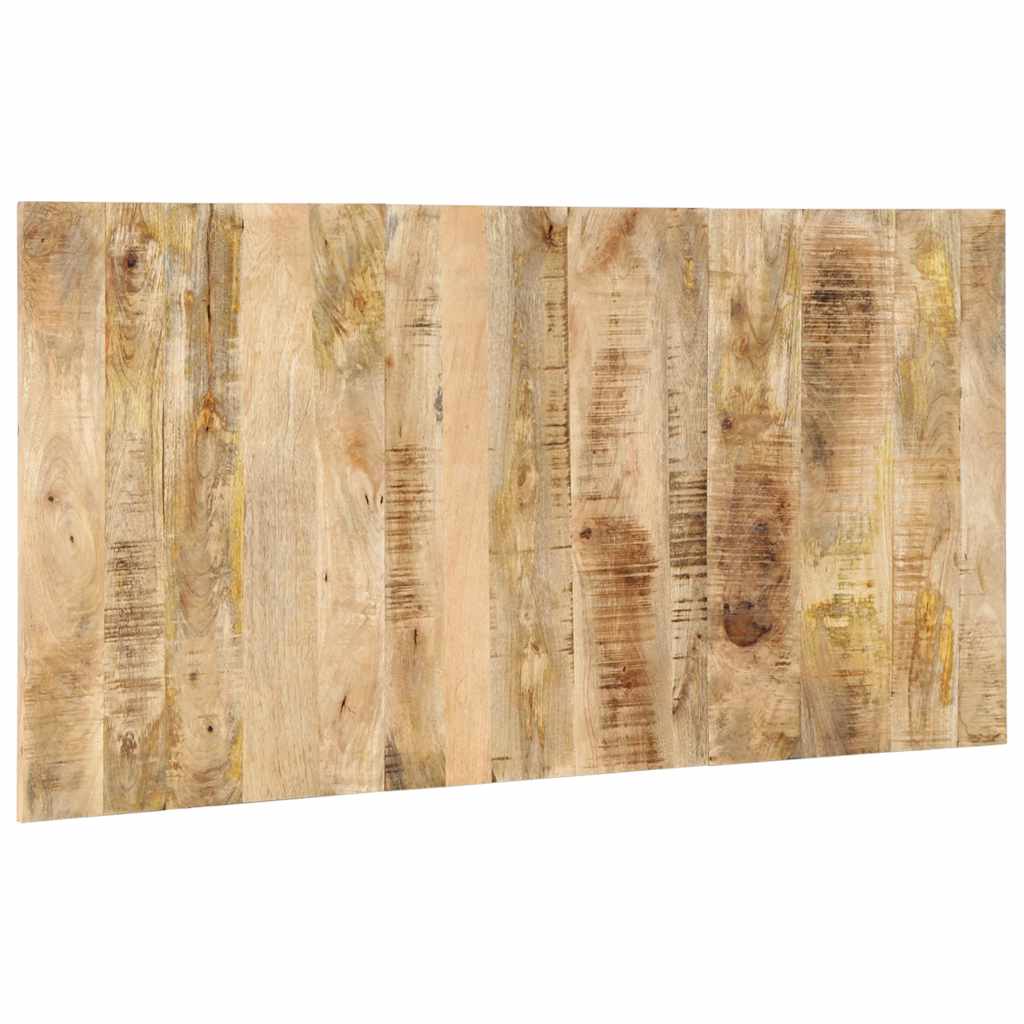 Testiera 160 cm in Legno Massello di Mango Grezzo