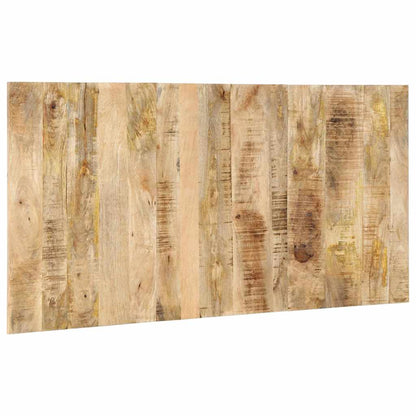 Testiera 160 cm in Legno Massello di Mango Grezzo