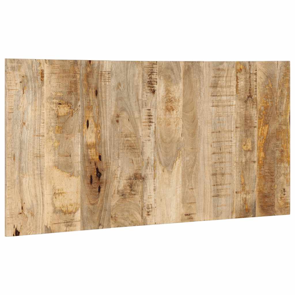 Testiera 160 cm in Legno Massello di Mango Grezzo