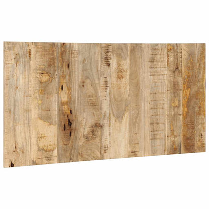 Testiera 160 cm in Legno Massello di Mango Grezzo