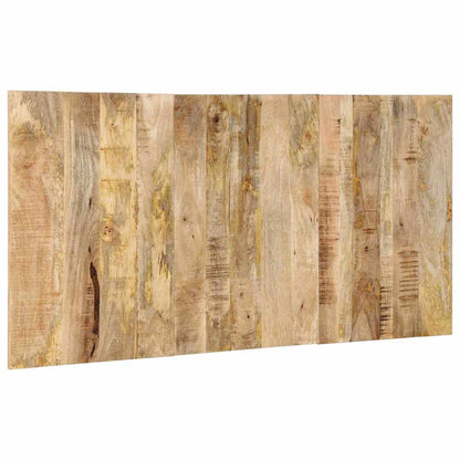 Testiera 160 cm in Legno Massello di Mango Grezzo