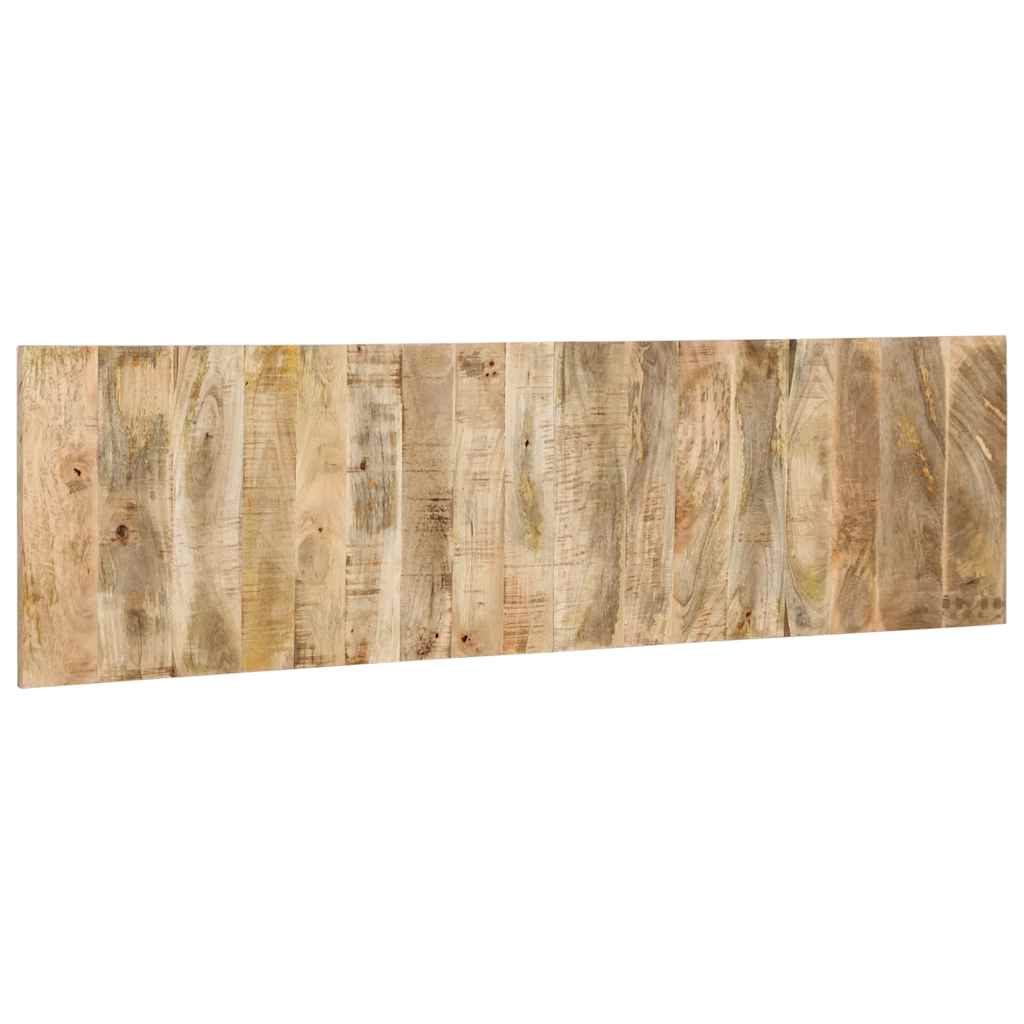 Testiera 180 cm in Legno Massello di Mango Grezzo