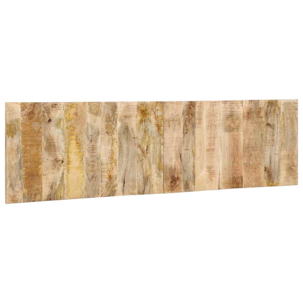 Testiera 180 cm in Legno Massello di Mango Grezzo