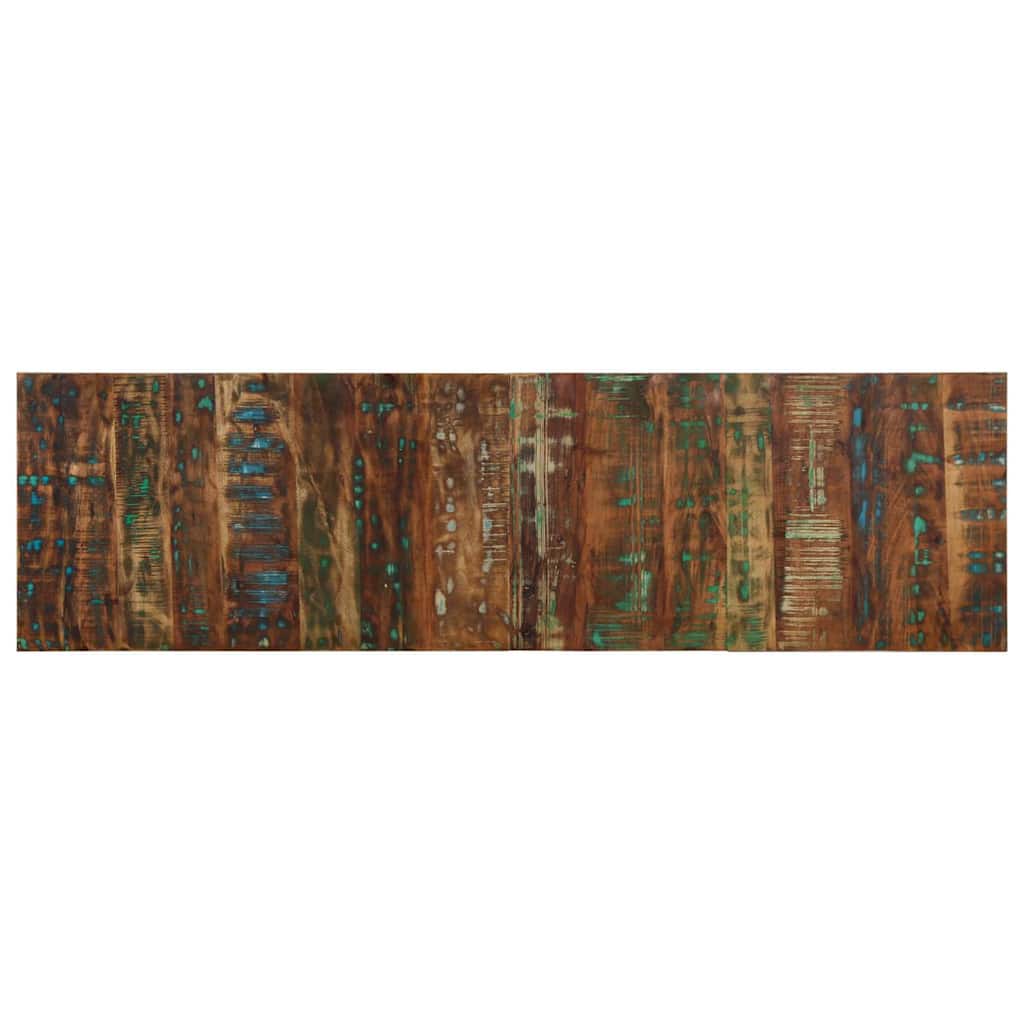 Testiera Multicolore 180 cm in Legno Massello Recupero