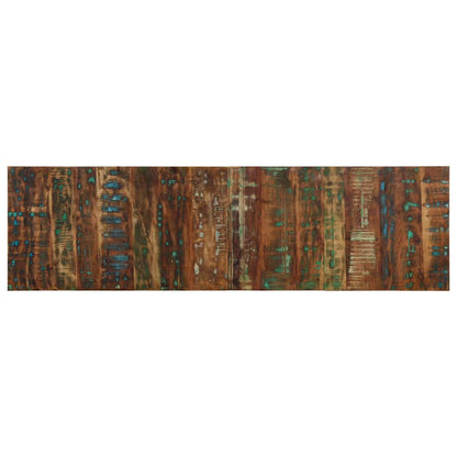 Testiera Multicolore 180 cm in Legno Massello Recupero