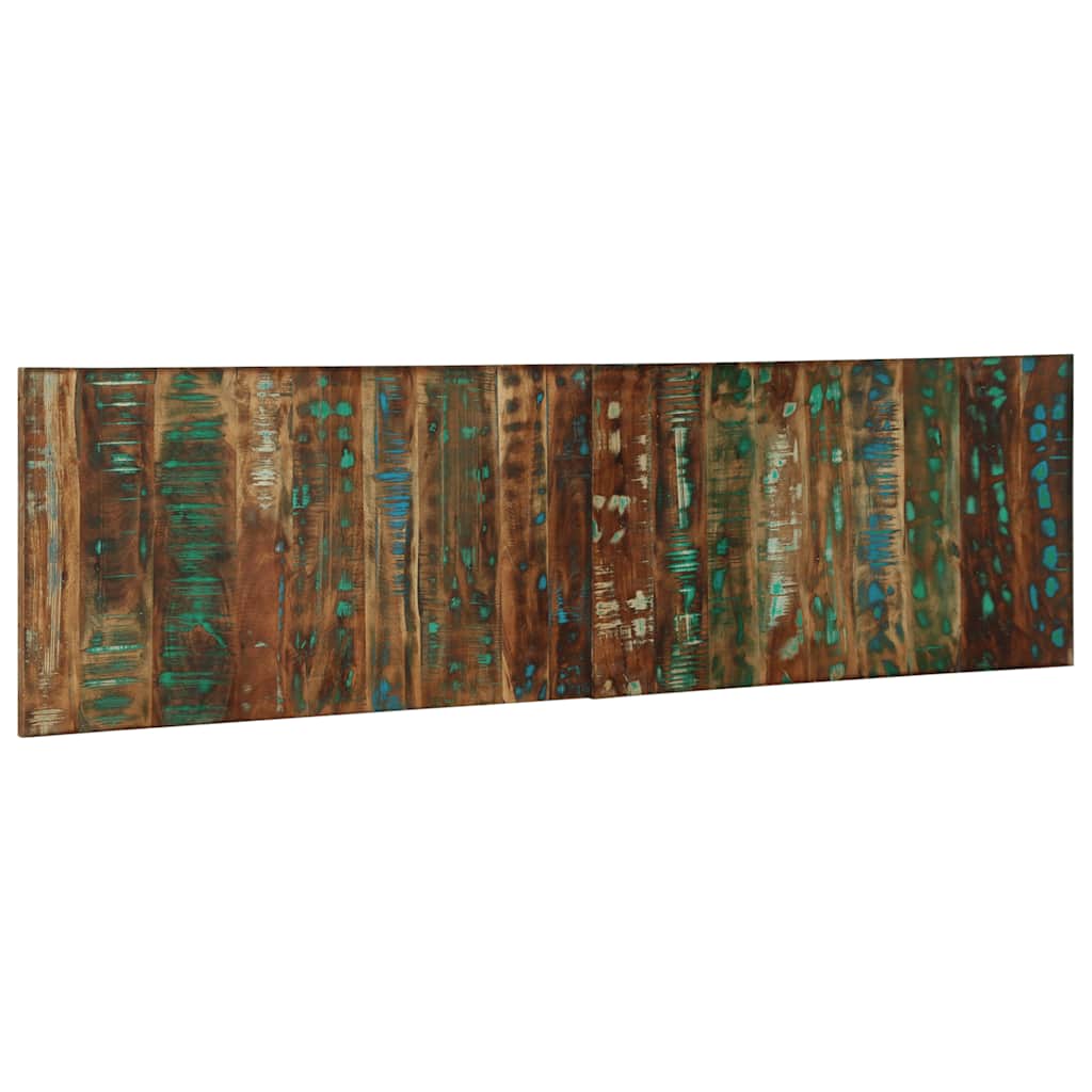 Testiera Multicolore 180 cm in Legno Massello Recupero