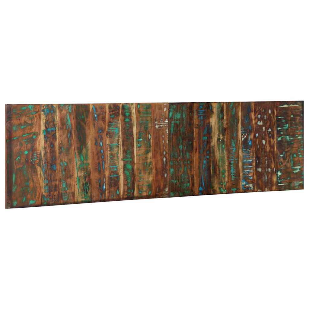 Testiera Multicolore 180 cm in Legno Massello Recupero