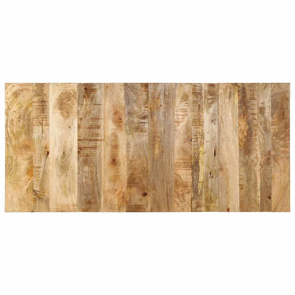 Testiera 180 cm in Legno Massello di Mango Grezzo