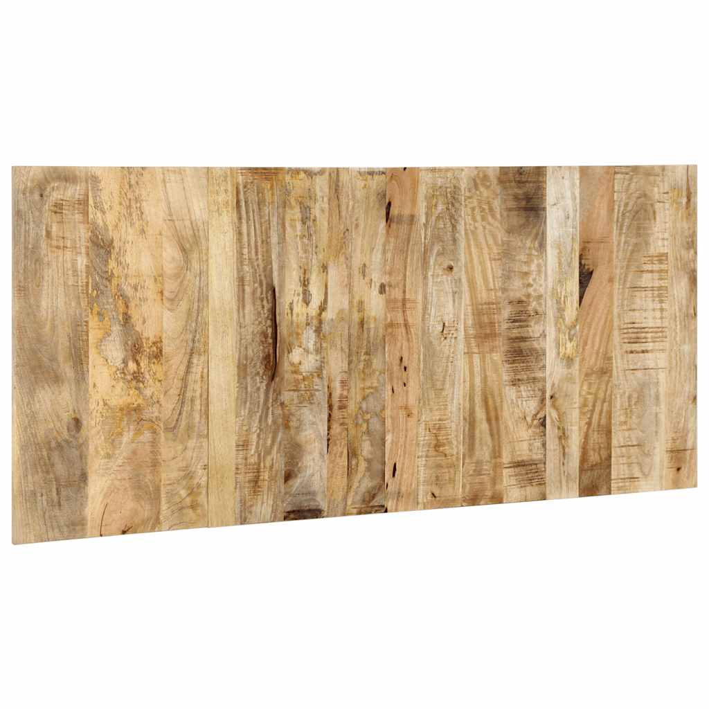 Testiera 180 cm in Legno Massello di Mango Grezzo