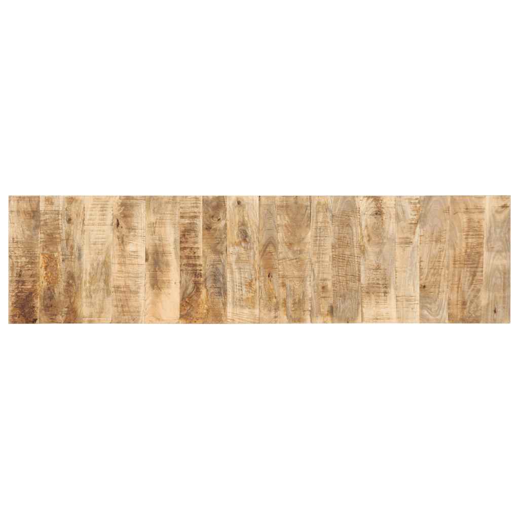 Testiera 200 cm in Legno Massello di Mango Grezzo