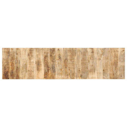 Testiera 200 cm in Legno Massello di Mango Grezzo