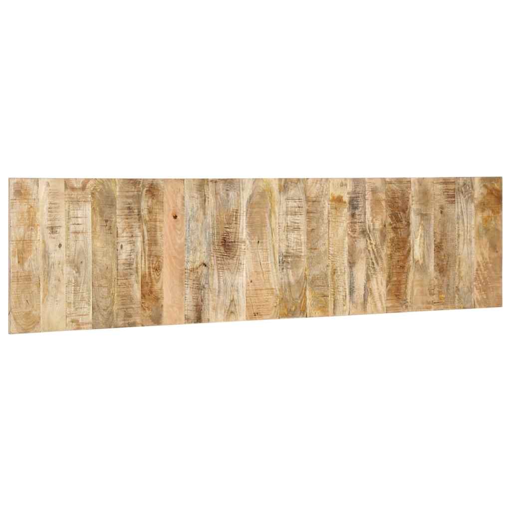 Testiera 200 cm in Legno Massello di Mango Grezzo