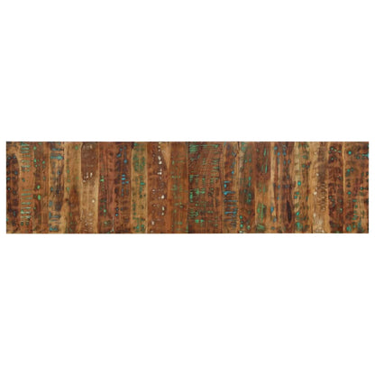 Testiera Multicolore 200 cm in Legno Massello Recupero