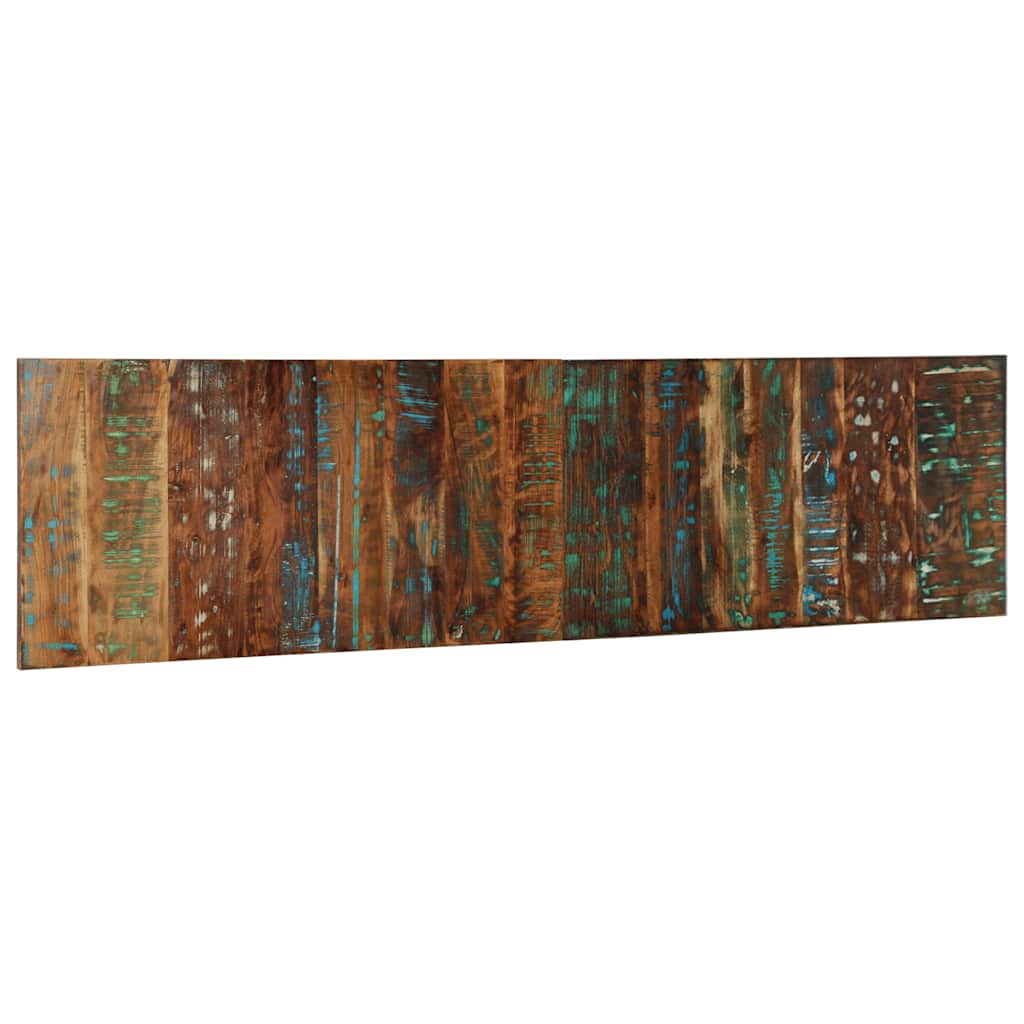 Testiera Multicolore 200 cm in Legno Massello Recupero