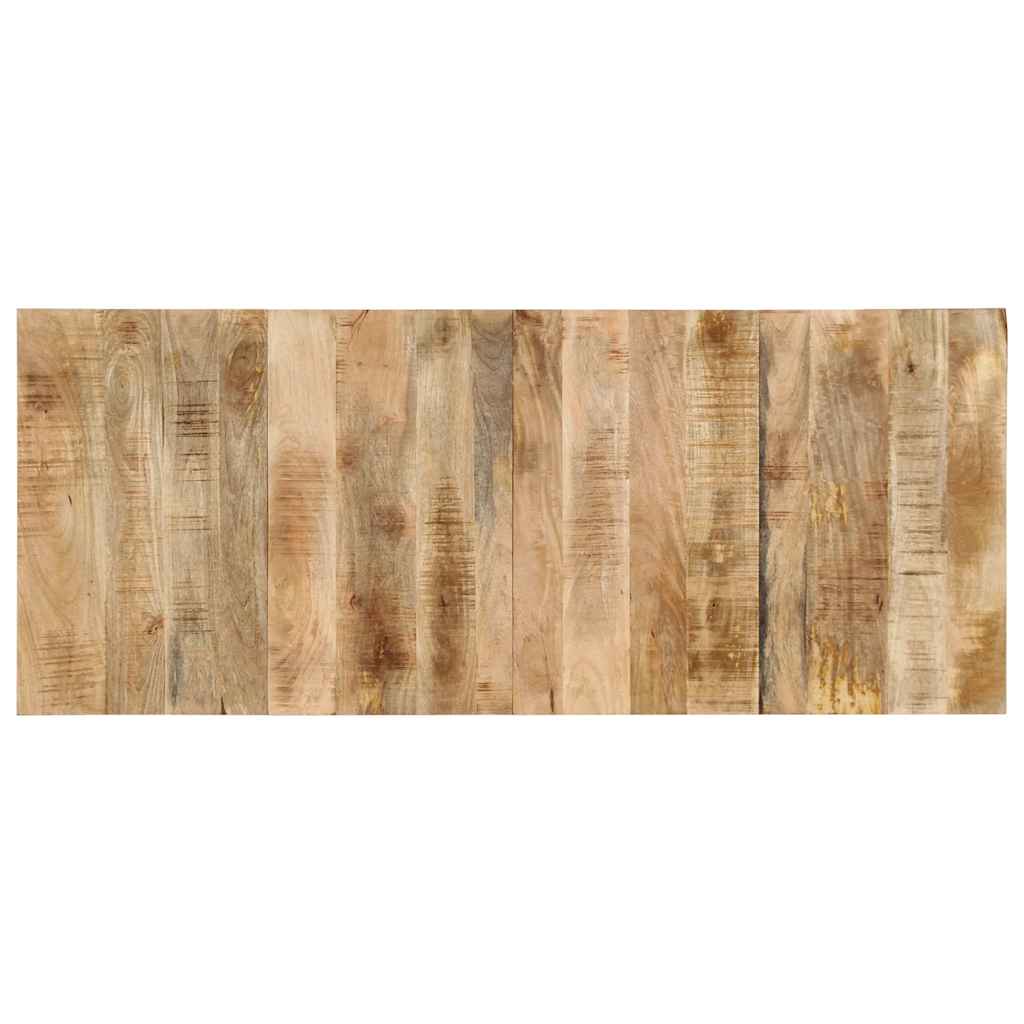 Testiera 200 cm in Legno Massello di Mango Grezzo