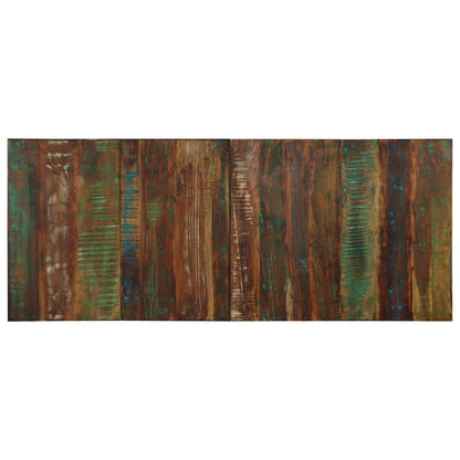 Testiera Multicolore 200 cm in Legno Massello Recupero