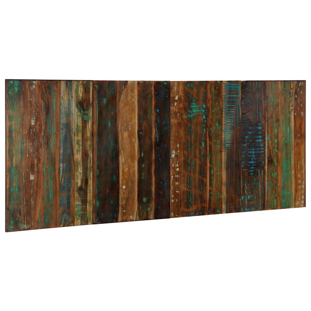 Testiera Multicolore 200 cm in Legno Massello Recupero