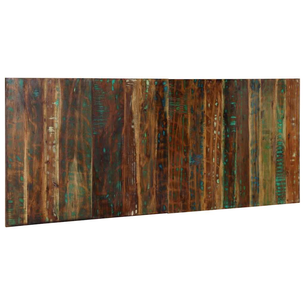 Testiera Multicolore 200 cm in Legno Massello Recupero