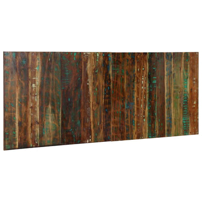 Testiera Multicolore 200 cm in Legno Massello Recupero