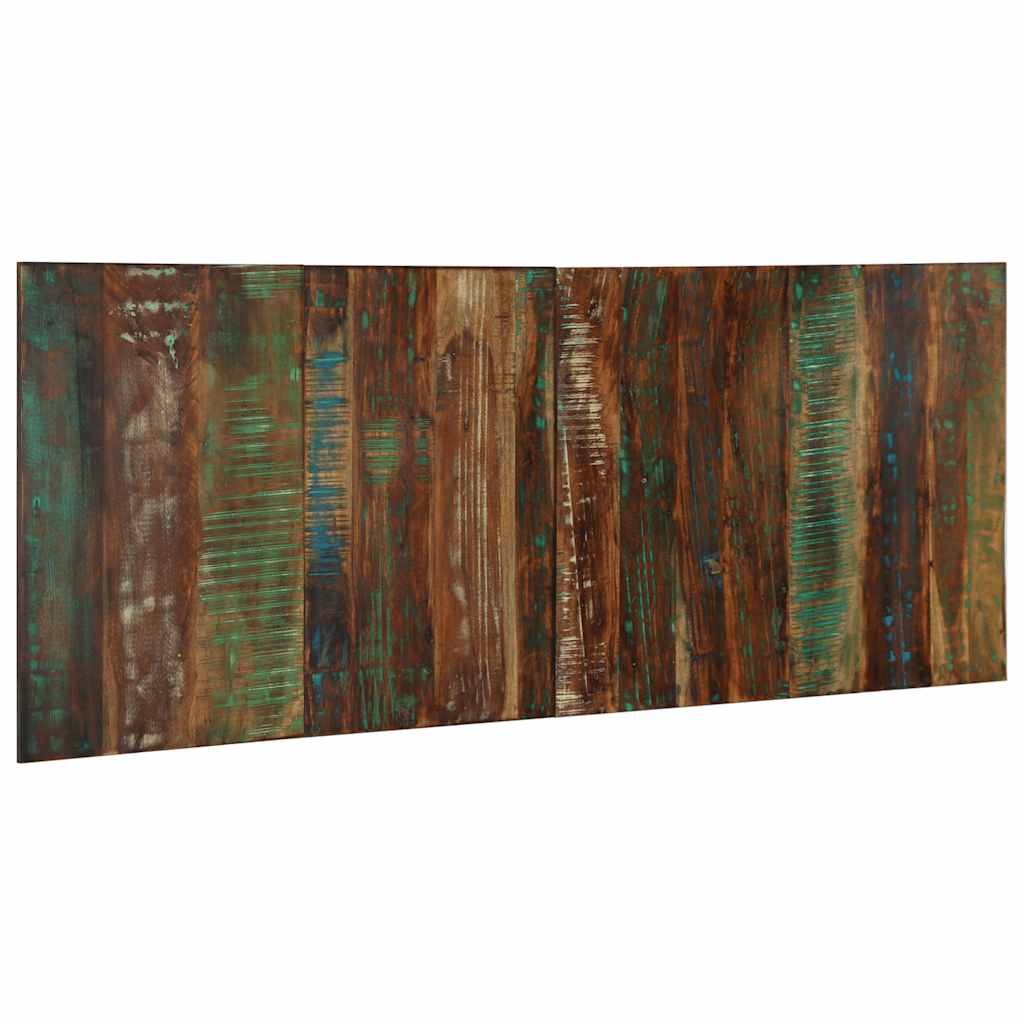 Testiera Multicolore 200 cm in Legno Massello Recupero